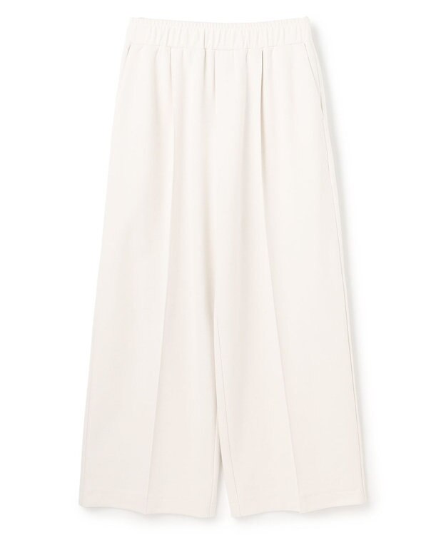 UNFILO ブラッシュドジャージー ワイドパンツ アイボリー