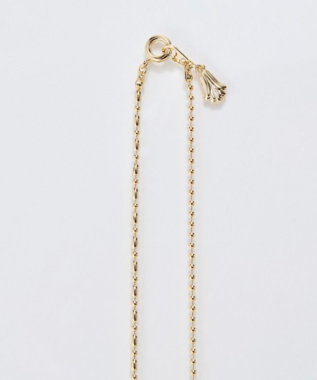Phoebe 【金属アレルギー対応】リンキービーンデザインチェーンネックレス　ゴールド　ニッケルフリー ゴールド
