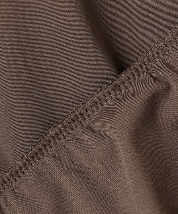 PW CIRCULUS 【吸水速乾 / UV遮蔽率99.5% UVカット / ストレッチ】【WOMEN】ハーフジップロングスリーブモックネックT ゴルフウェア レディース ダークブラウン系