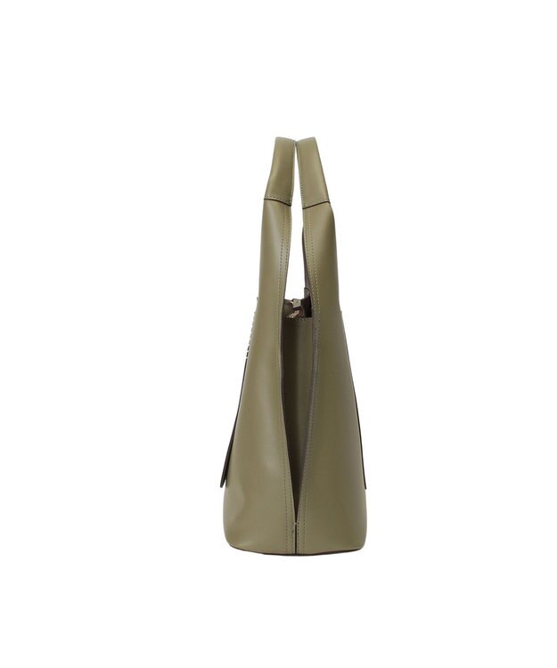 LA BAGAGERIE 【veganview】triangle shape tote bag カーキ