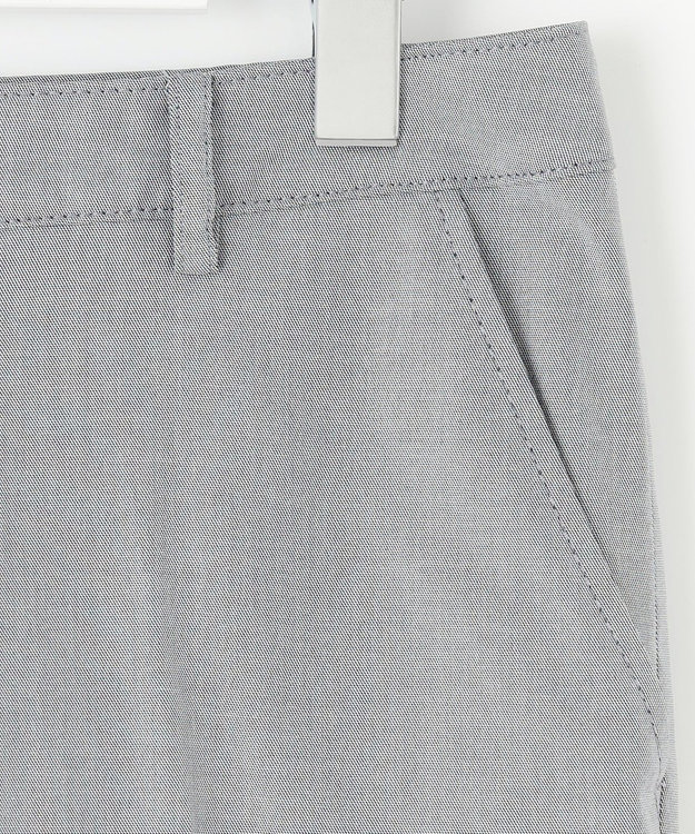 J.PRESS LADIES L 【セットアップ対応・洗える・撥水・防汚】コットンFITTYシャーク テーパード パンツ ライトグレー系