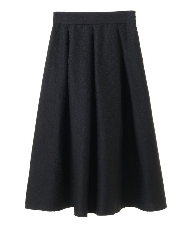 Green Parks ａ．ジャガードタックスカート Black