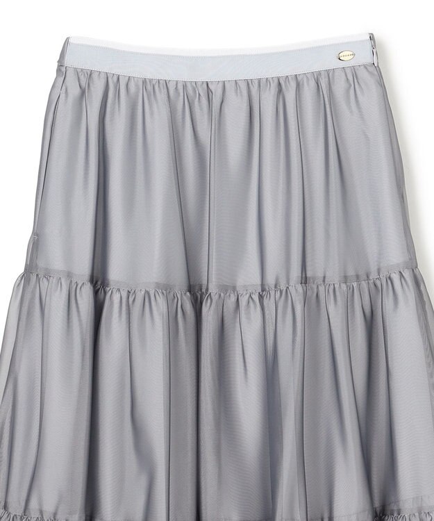 TOCCA CRYSTAL SHEER スカート グレー系