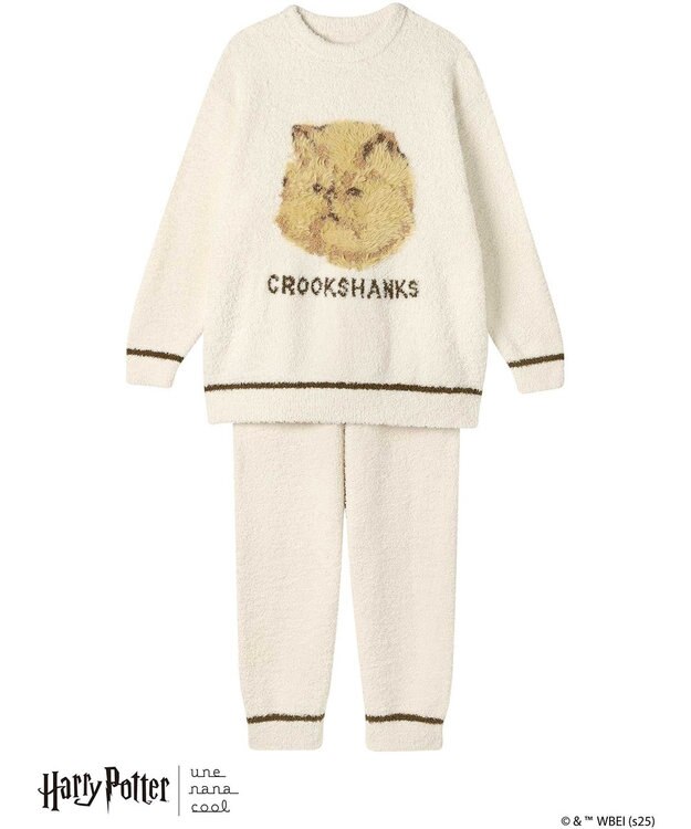 une nana cool 【ハリー・ポッターコラボ】 プルオーバー&ロングパンツセット クリーム