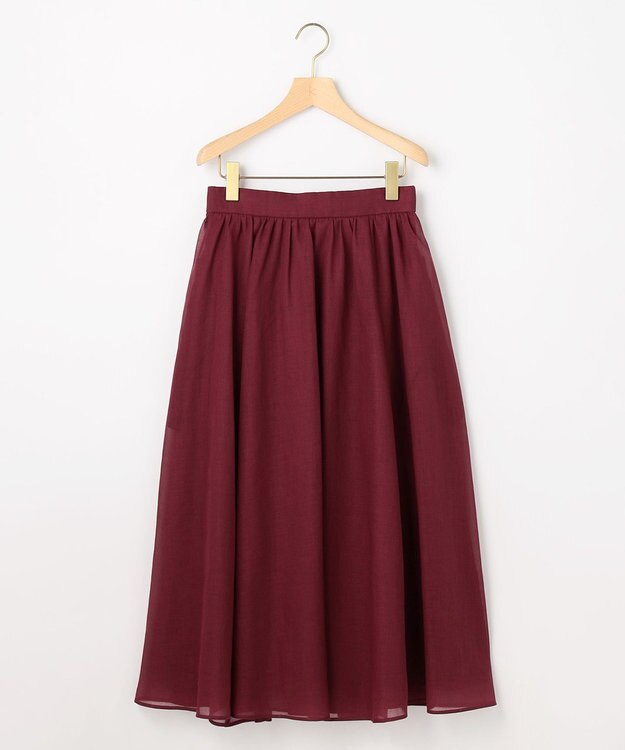 組曲 【先行予約】カラーボイル スカート ガーネット系
