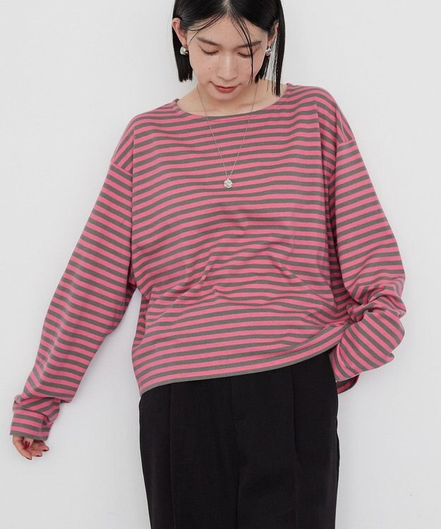 AMERICAN HOLIC ショートボーダーカットプルオーバー Gray