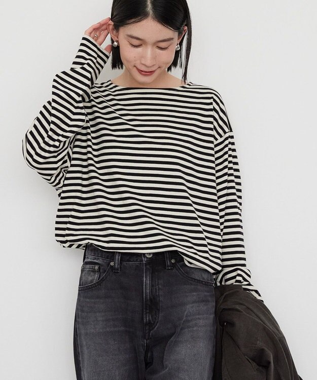 AMERICAN HOLIC ショートボーダーカットプルオーバー Black