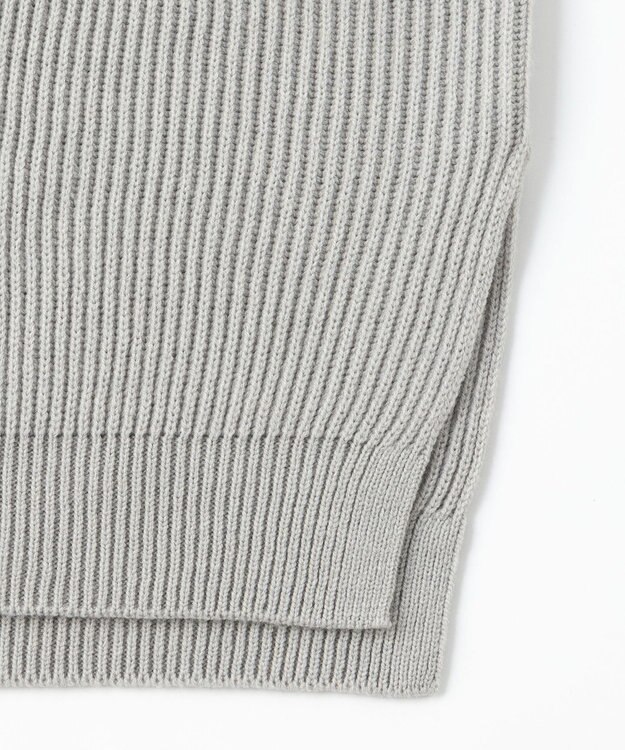 UNFILO 畔ニットベスト グレー