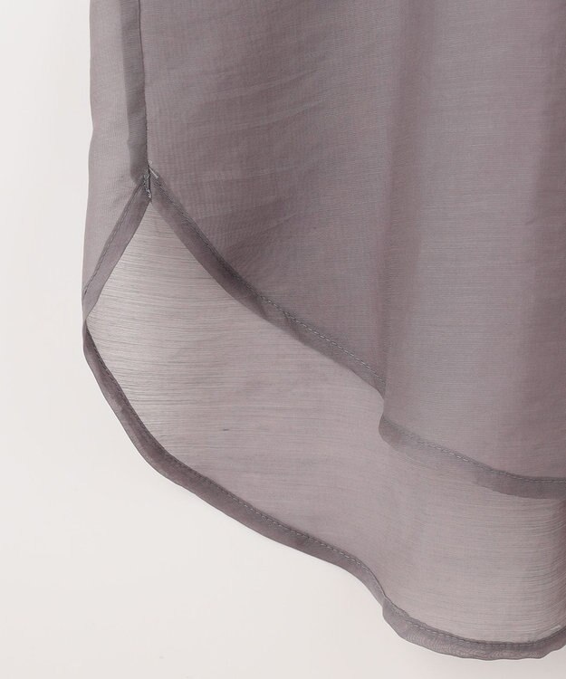 ANY SIS 【洗える】シアー シャツ ラベンダー