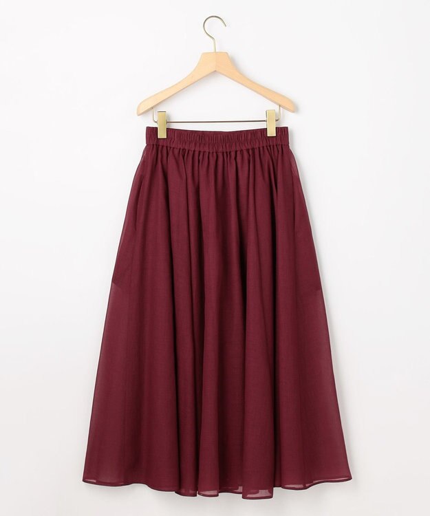 組曲 【先行予約】カラーボイル スカート ガーネット系