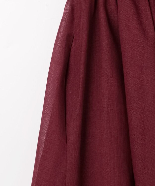 組曲 【先行予約】カラーボイル スカート ガーネット系