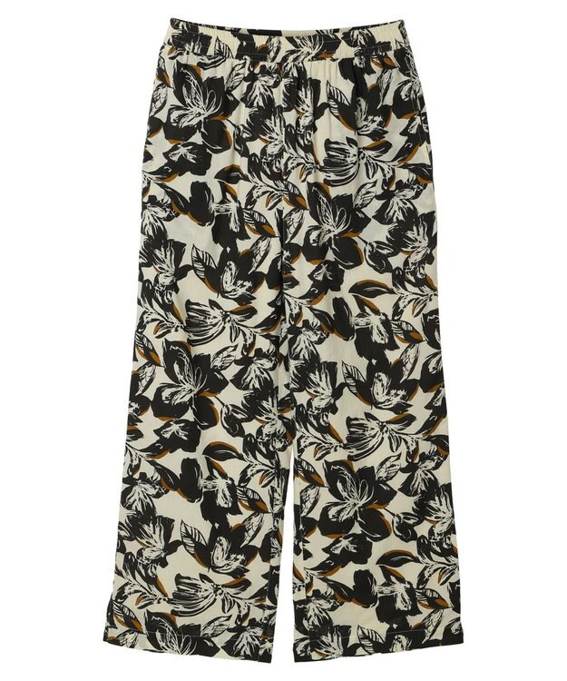 CRAFT STANDARD BOUTIQUE インド綿アソート柄イージーパンツ Ivory