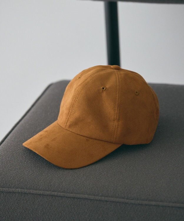 AMERICAN HOLIC スエードライクキャップ Camel