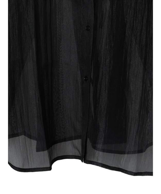 Green Parks ・ＥＬＥＮＣＡＲＥ　ＤＵＥ　シアーバックリボンチュニック Black