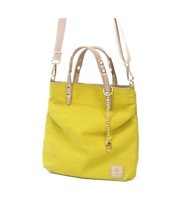 Regalo Felice 【超軽量 / ショルダー付き】2wayトート小 / REGALO YEB(イエロー×ベージュ)