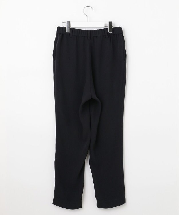 自由区 【XSサイズ～/洗える】ソフトサルエルパンツ ネイビー系