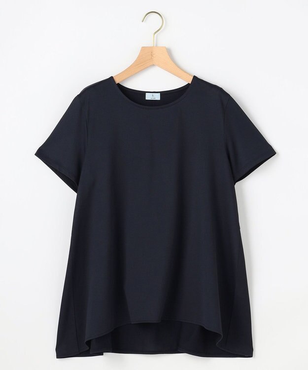 組曲 【一部先行予約】スウェットファンクションジャージー フレアカットソー ネイビー系