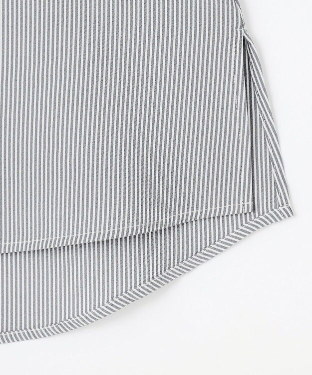 ANY 【洗濯機可】サッカーストライププルオーバー ネイビーストライプ