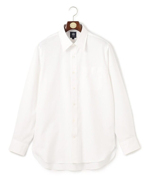 J.PRESS MEN 【KING SIZE】【定番】【PREMIUM PLEATS / 形態安定】ピンオックス ドレスシャツ / レギュラー ホワイト系