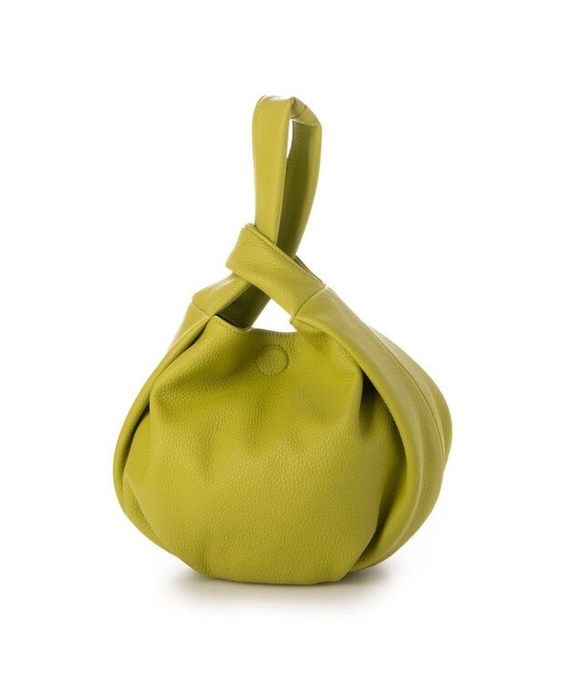 UNBILLION カシュカシュ cachecache / ラウンド型ワンハンドル手提げバッグ ライトグリーン