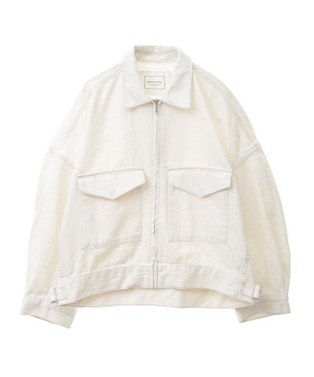AMERICAN HOLIC デニムショートブルゾン White