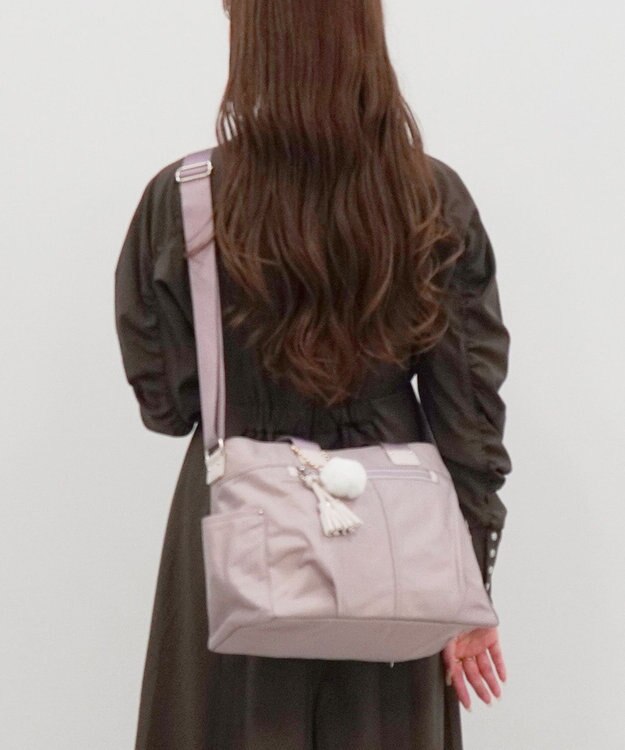 ACE BAGS & LUGGAGE kanana project collection タッセル-e 2wayショルダーバッグ 68873 モーヴピンク