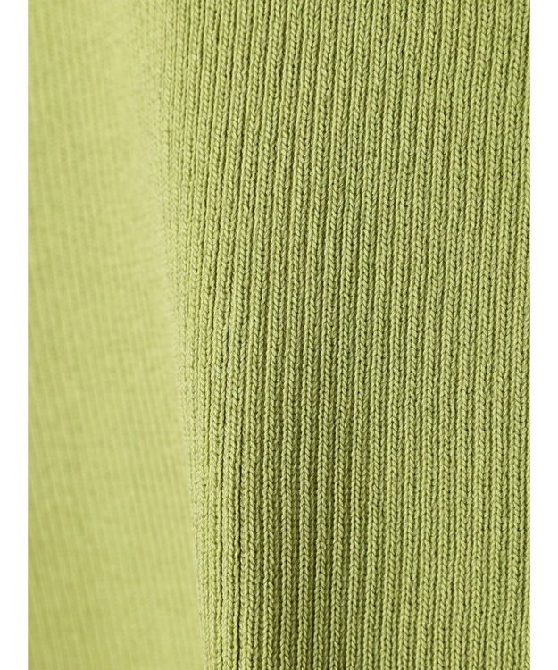 Green Parks 袖ギャザーラグランニットプルオーバー Green