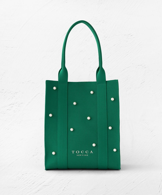 【ヨンア×大人百花×TOCCAコラボ】【A4サイズ対応】RHYTHM OF PEARL KNITBAG ニットバッグ / TOCCA |  ファッション通販 【公式通販】オンワード・クローゼット