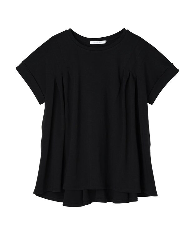 AMERICAN HOLIC フレアヘムフレンチスリーブカットプルオーバー Black