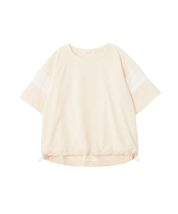 AMERICAN HOLIC 異素材ラインプルオーバー Off White