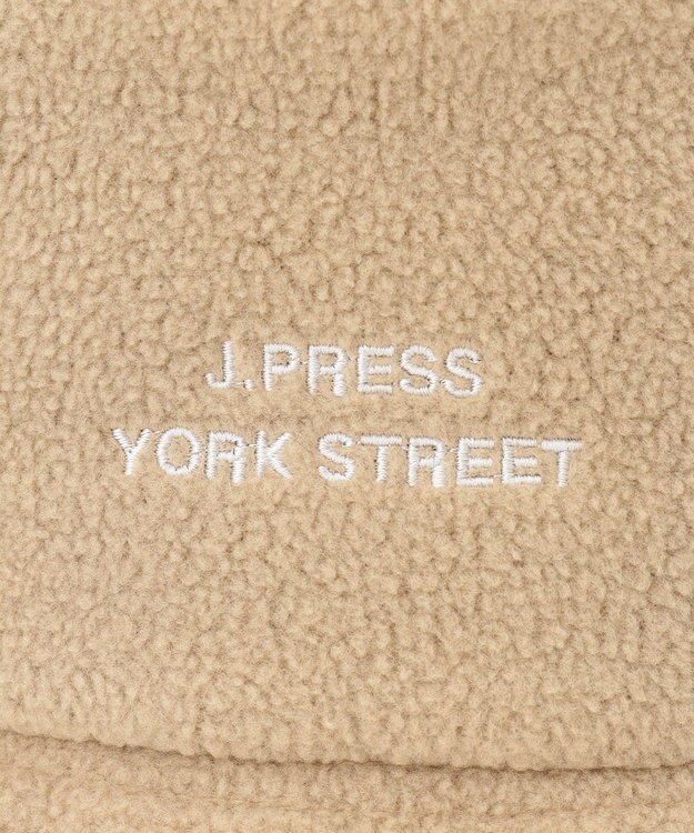 J.PRESS YORK STREET 【UNISEX】フリースロゴバケットハット ベージュ系