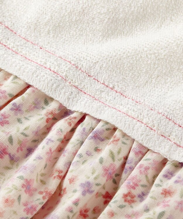 MIKI HOUSE HOT BISCUITS スタイ＆ブルマ ギフトセット【BOX付き】 白×ピンク