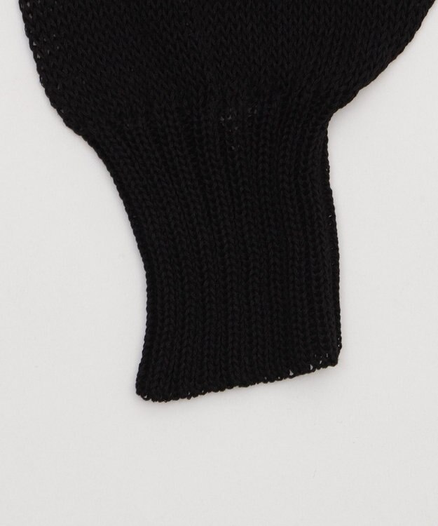 WEGO ダメージメッシュショートパーカー ブラック