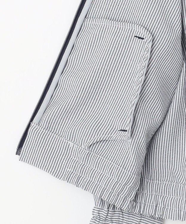 J.PRESS KIDS 【110-130cm】ステンカラー  ライトアウター ネイビーストライプ系