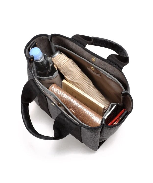 UNBILLION cachecache 太ショルダー付き2wayテープトートバッグ ブラック