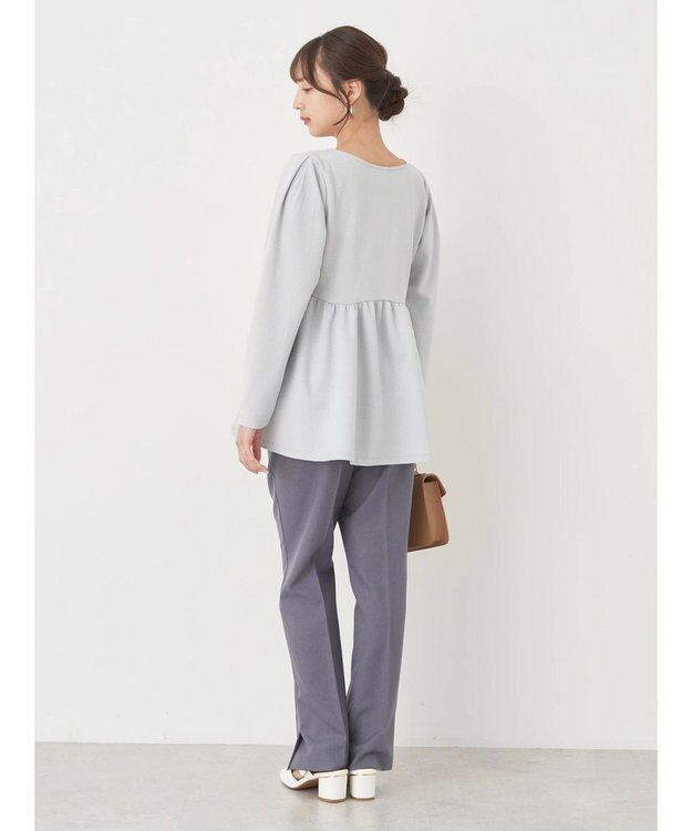 earth music&ecology サイドベンツパンツ Gray