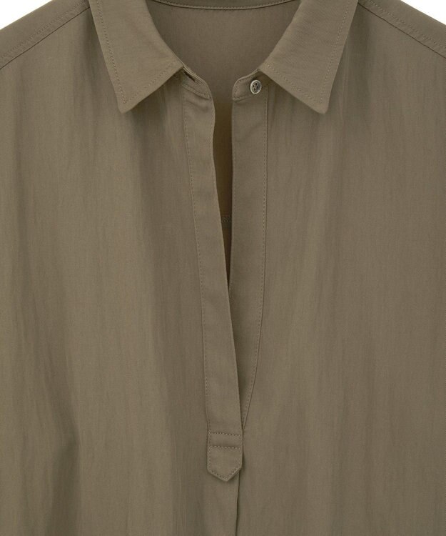 YECCA VECCA スキッパーオーバーシャツ Brown