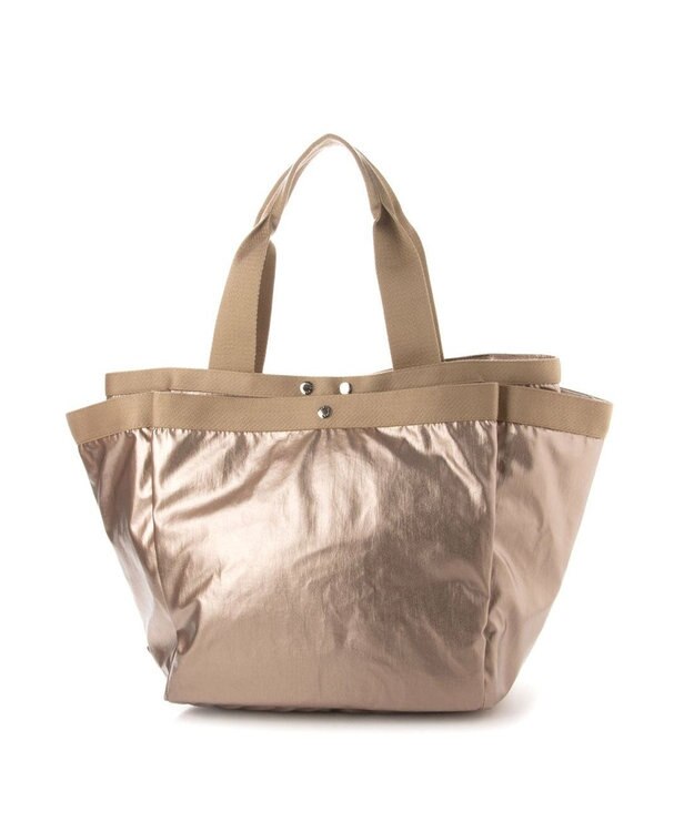 Y'SACCS コーティングワッシャートート Lサイズ ピンク