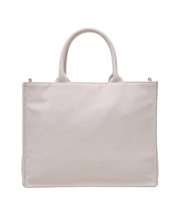 Maison de FLEUR パール2Wayトートバッグ Grayish Pink