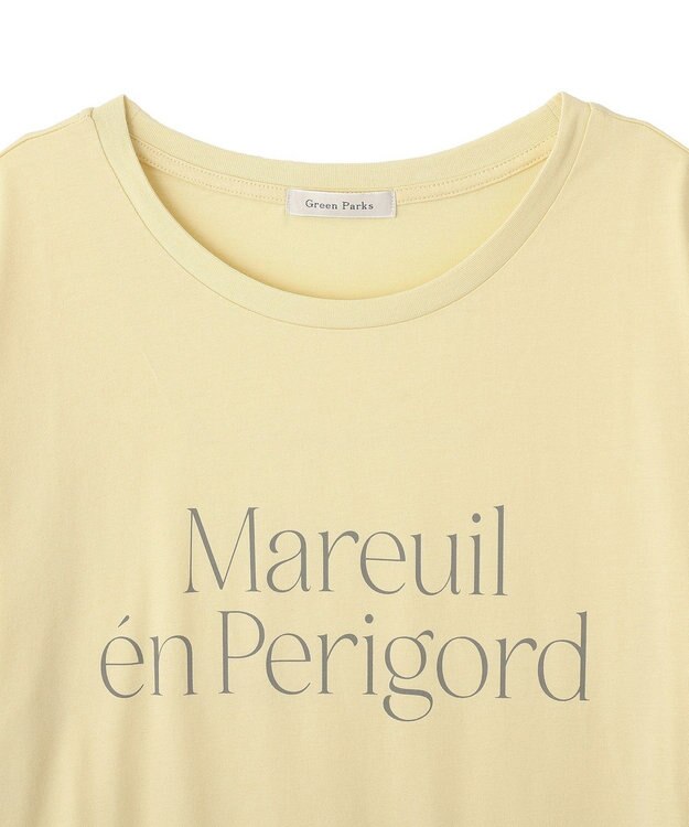 Green Parks ベーシックロゴＴシャツ Yellow