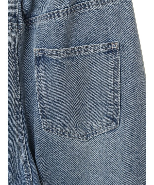 earth music&ecology タックホックデニムパンツ Light Indigo