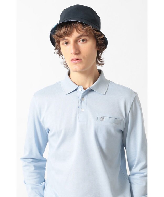 DAKS 50thリバーシブル・バケットハット（UVカット） ブルートパーズ