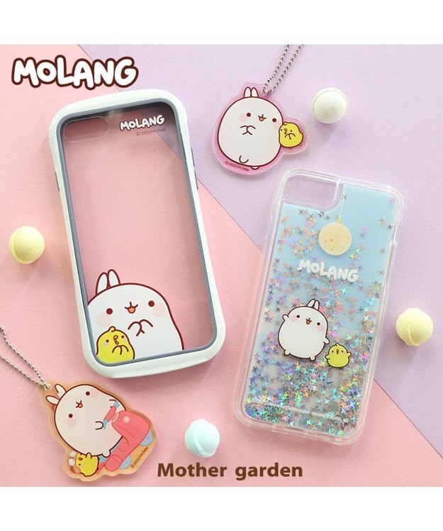 Mother garden 【2/15(日)で販売終了】 マザーガーデン MOLANG モラン アイフォンケース ダンス柄・クリア iphone SE3/SE2/8/7 対応 ダンス柄
