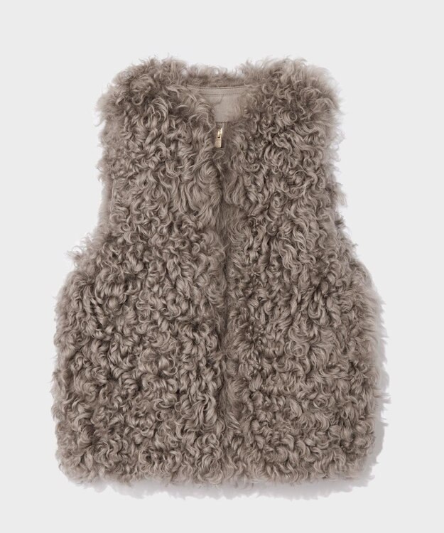 GRACE CONTINENTAL ムートンファージレ グレー