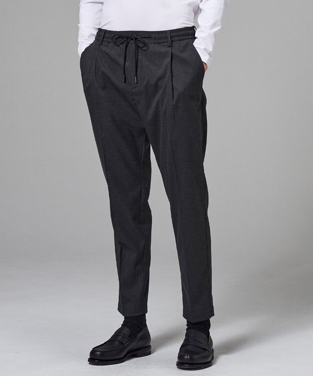 JOSEPH HOMME キャリーマンストレッチ ドロスト付テーパードパンツ   /   TEDDY CONVERTIBLE グレー系