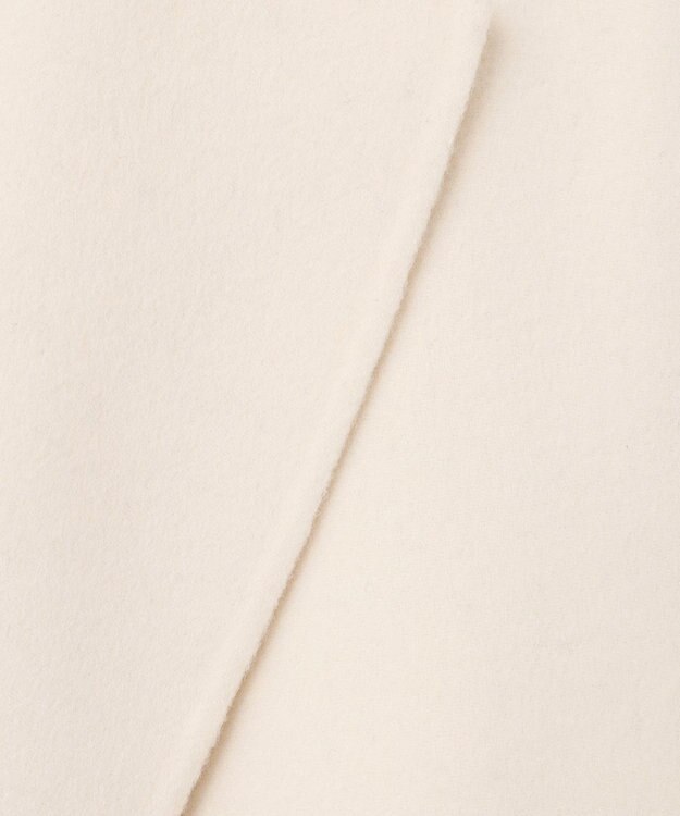 JOSEPH ダブルフェイスカシミヤ　ラップロングコート Ivory