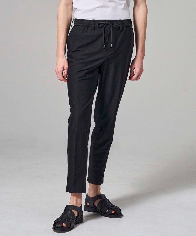 JOSEPH HOMME 【新色追加】エアトールストレッチ　ドロスト付テーパードパンツ / PEGG CONVERTIBLE ブラック系