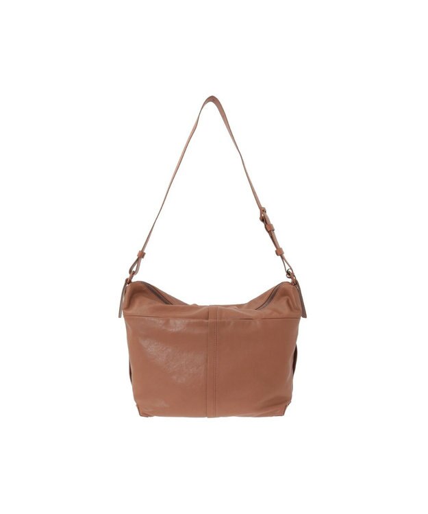 genten ライトシープ　ショルダーバッグ大 キャメル