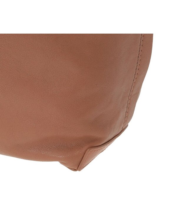 genten ライトシープ　ショルダーバッグ大 キャメル