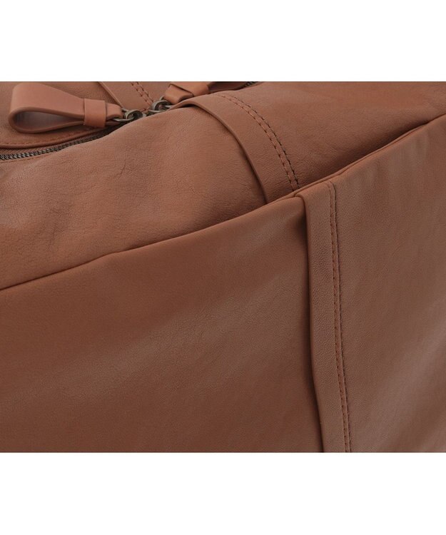 genten ライトシープ　ショルダーバッグ大 キャメル